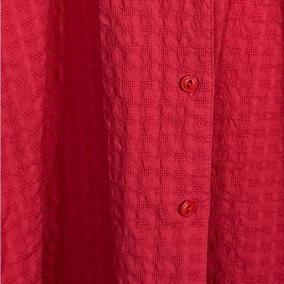 Travelsmith size large button down tunic, 100% cotton, travel, spring, comfy - Picture 5 of 10